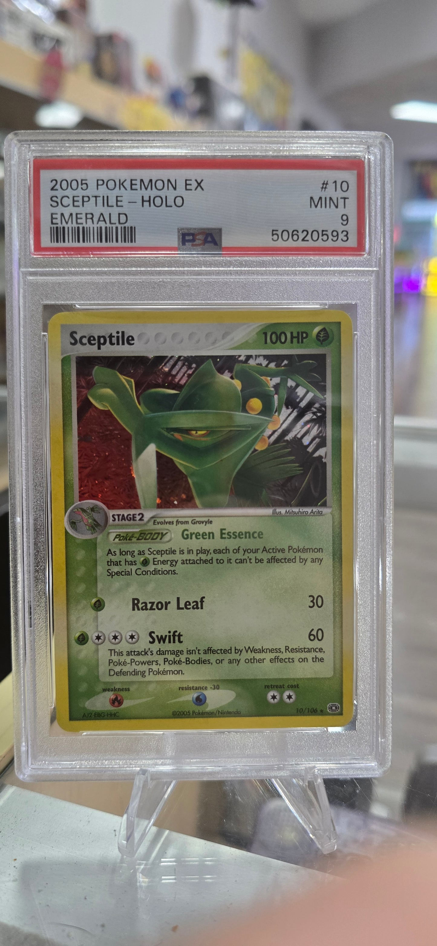 Sceptile - Emerald (EM) PSA 9