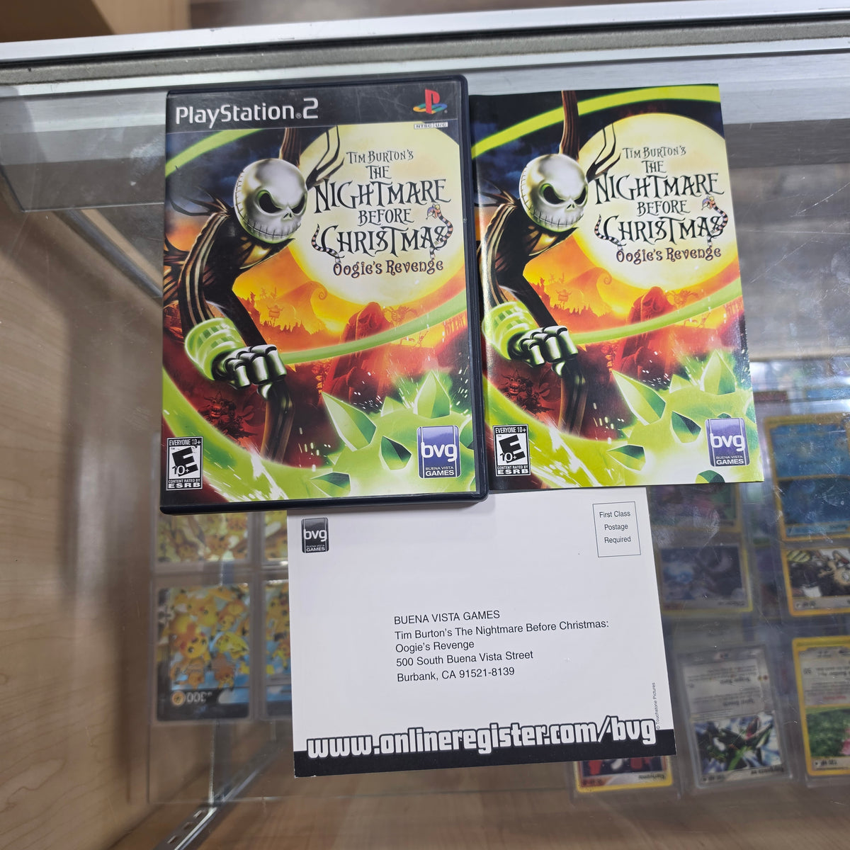 Nightmare Before Christmas: Oogie's Revenge PlayStation 2 Case and Manual ONLY