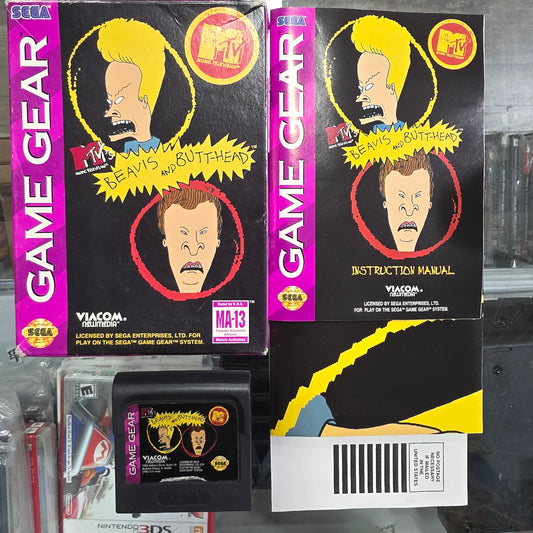 Beavis And Butthead Sega Game Gear