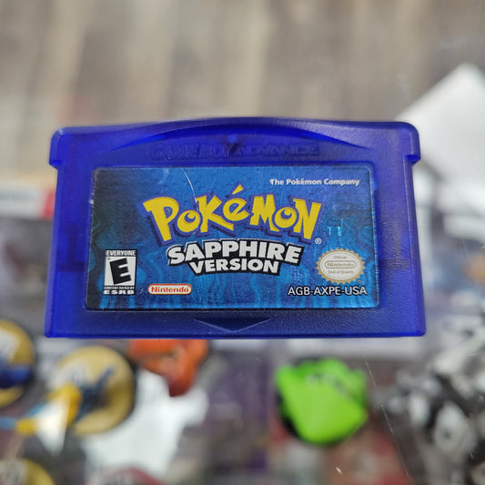 Pokémon Sapphire Version Nintendo Gameboy Advance [Authentic] [Dry Battery]