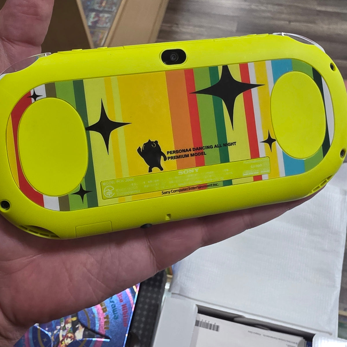 Persona 4 Dancing All Night Premium Crazy JP Playstation Vita 2000 Model with Box Protector (7217)