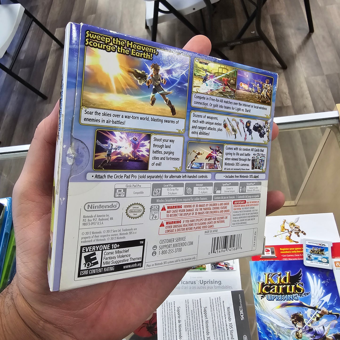 Kid Icarus Uprising [Big Box] CIB Nintendo 3DS