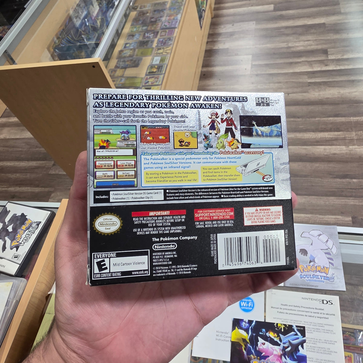 Pokemon SoulSilver Version [Pokewalker] [Big Box] (Authentic) Nintendo DS