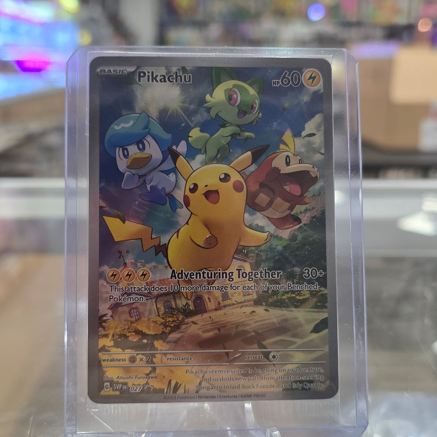 Pikachu - 027 - SV: Scarlet & Violet Promo Cards