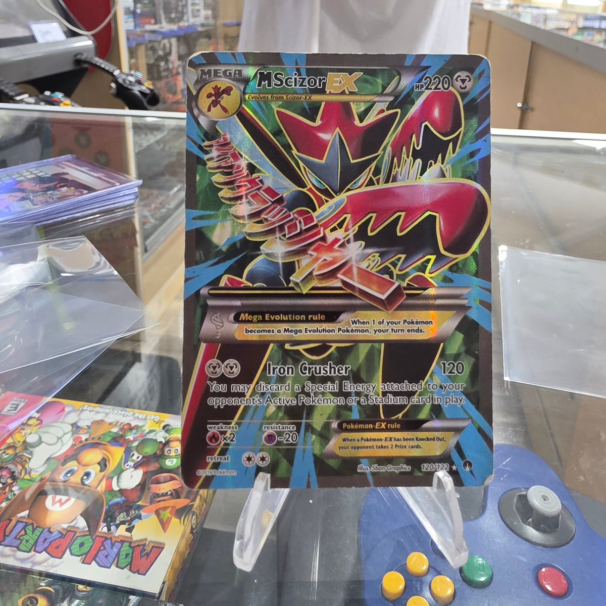 (DMG) M Scizor EX (Full Art) - XY - BREAKpoint