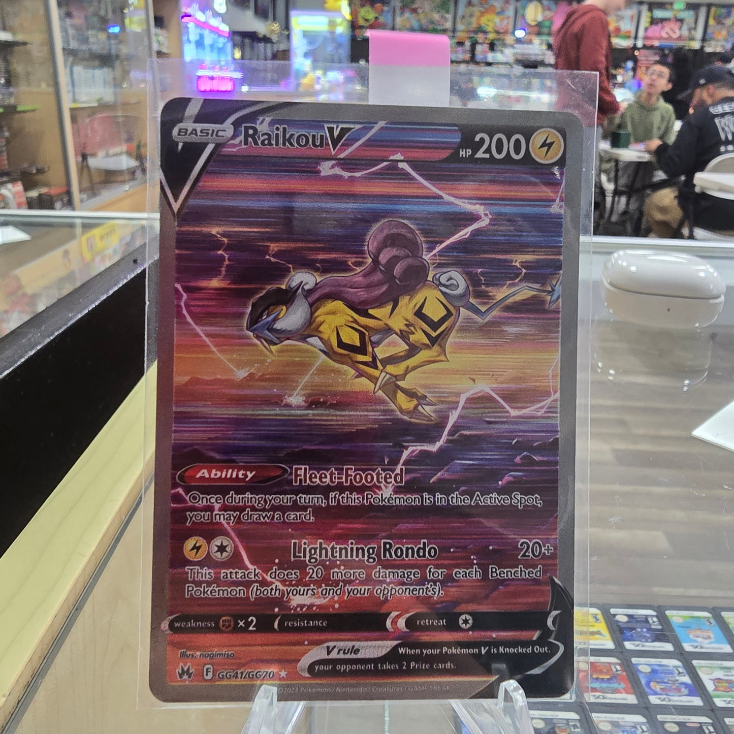 Raikou V - Crown Zenith: Galarian Gallery (NM)