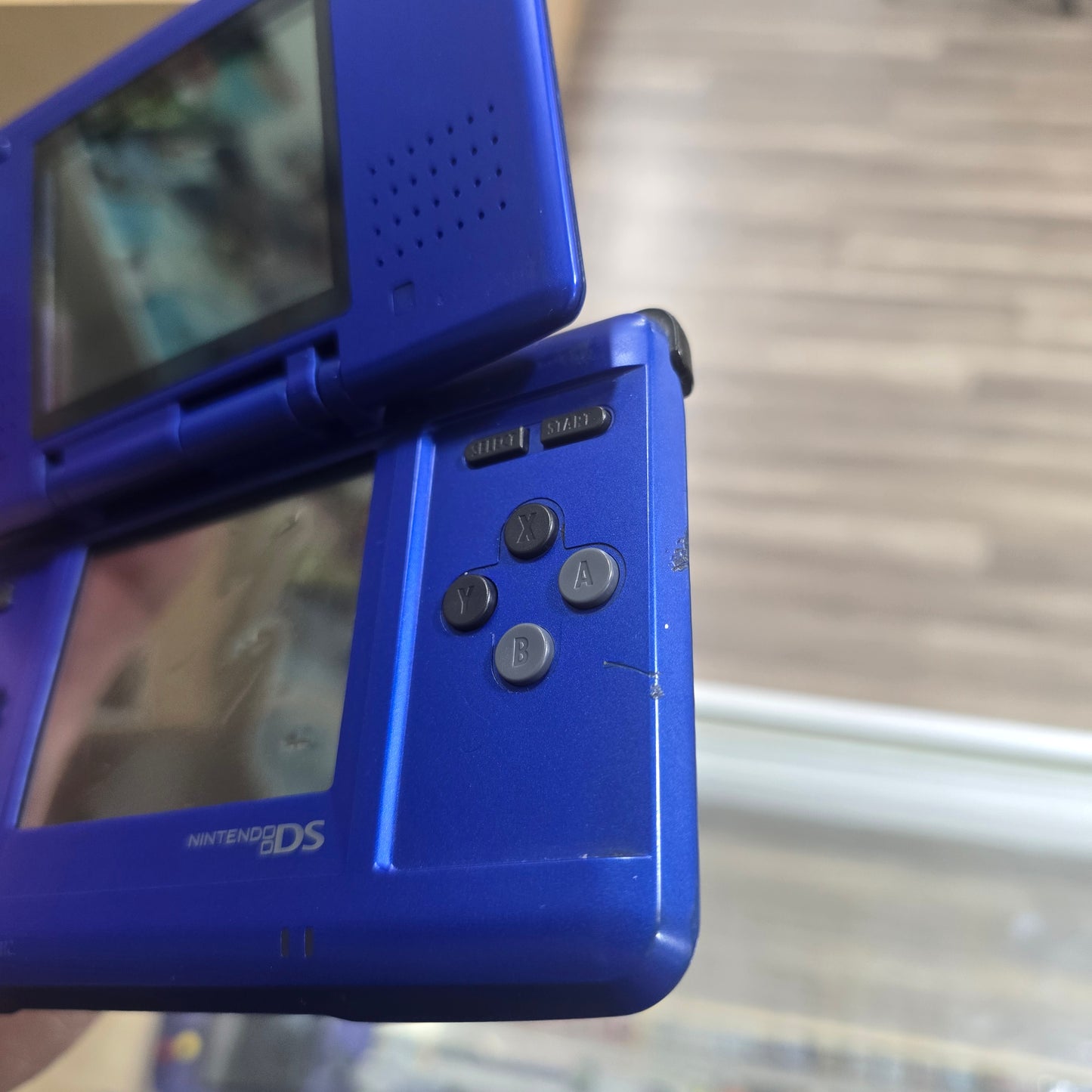 Blue Nintendo DS Original Handheld System (NO CHARGER)