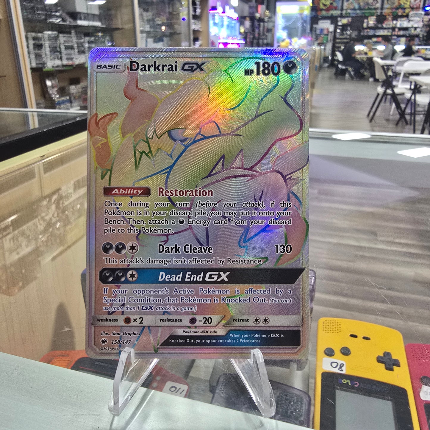Darkrai GX (Secret) - SM - Burning Shadows (NM)