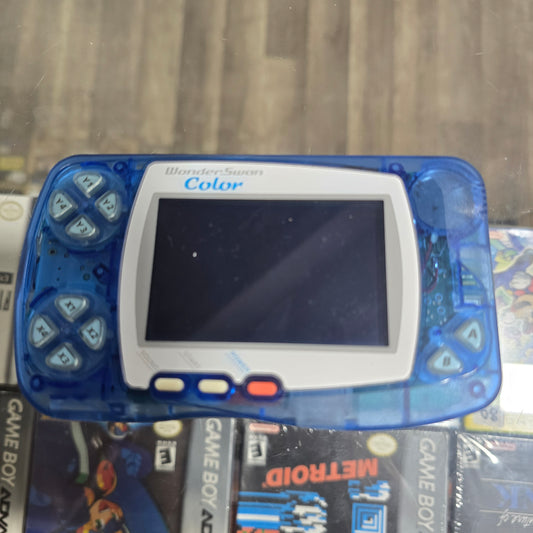 Wonderswan Color Crystal Blue Handheld System