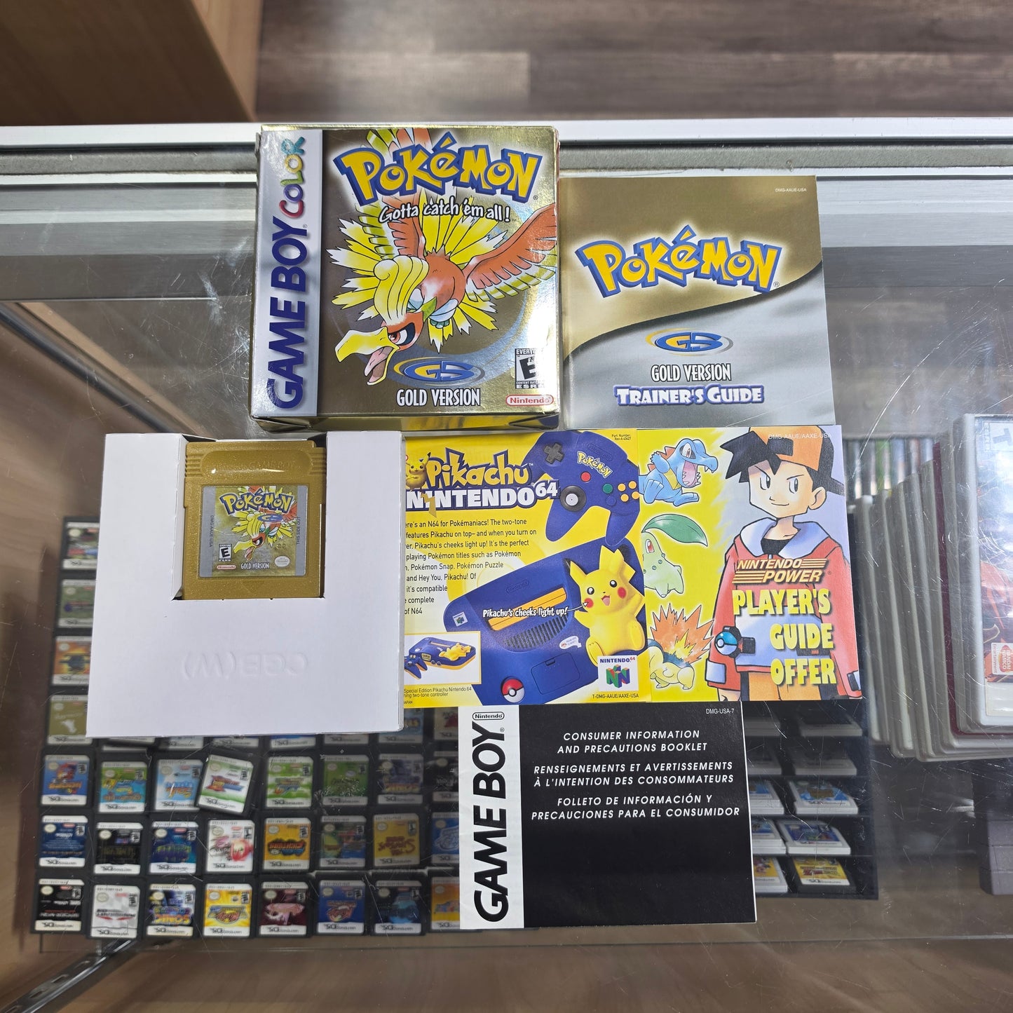 Pokemon Gold (Authentic) (New Battery) (Saves) GameBoy Color