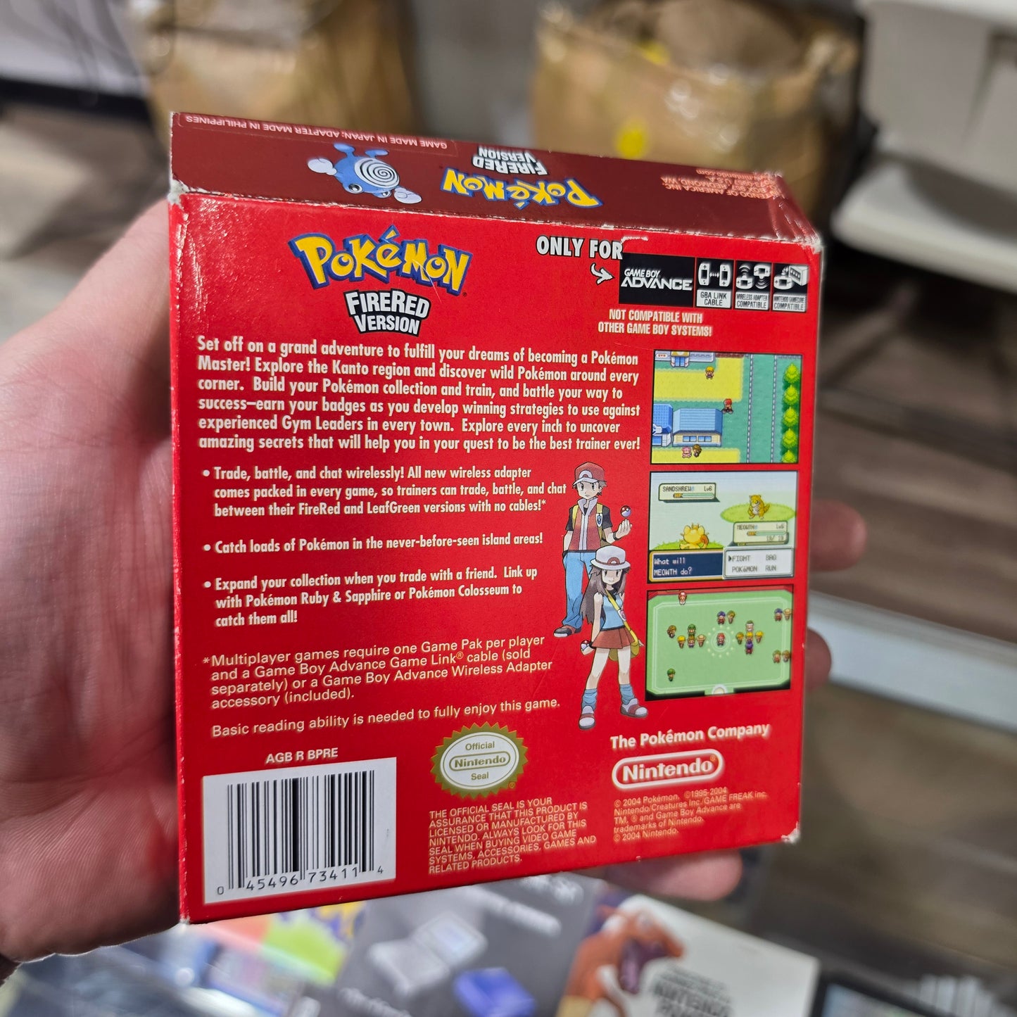 Pokémon FireRed (Authentic) Nintendo Gameboy Advance CIB