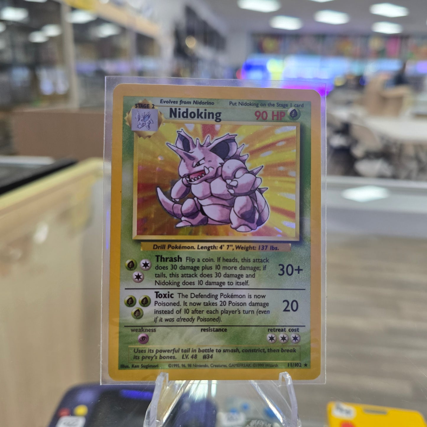 Nidoking - Base Set Holofoil (NM)