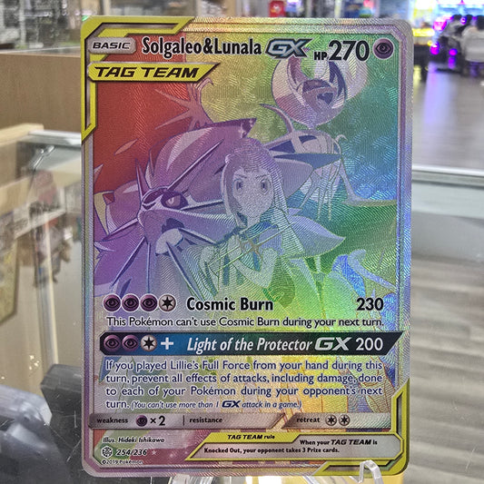 Solgaleo & Lunala GX (Secret) - SM - Cosmic Eclipse (NM)