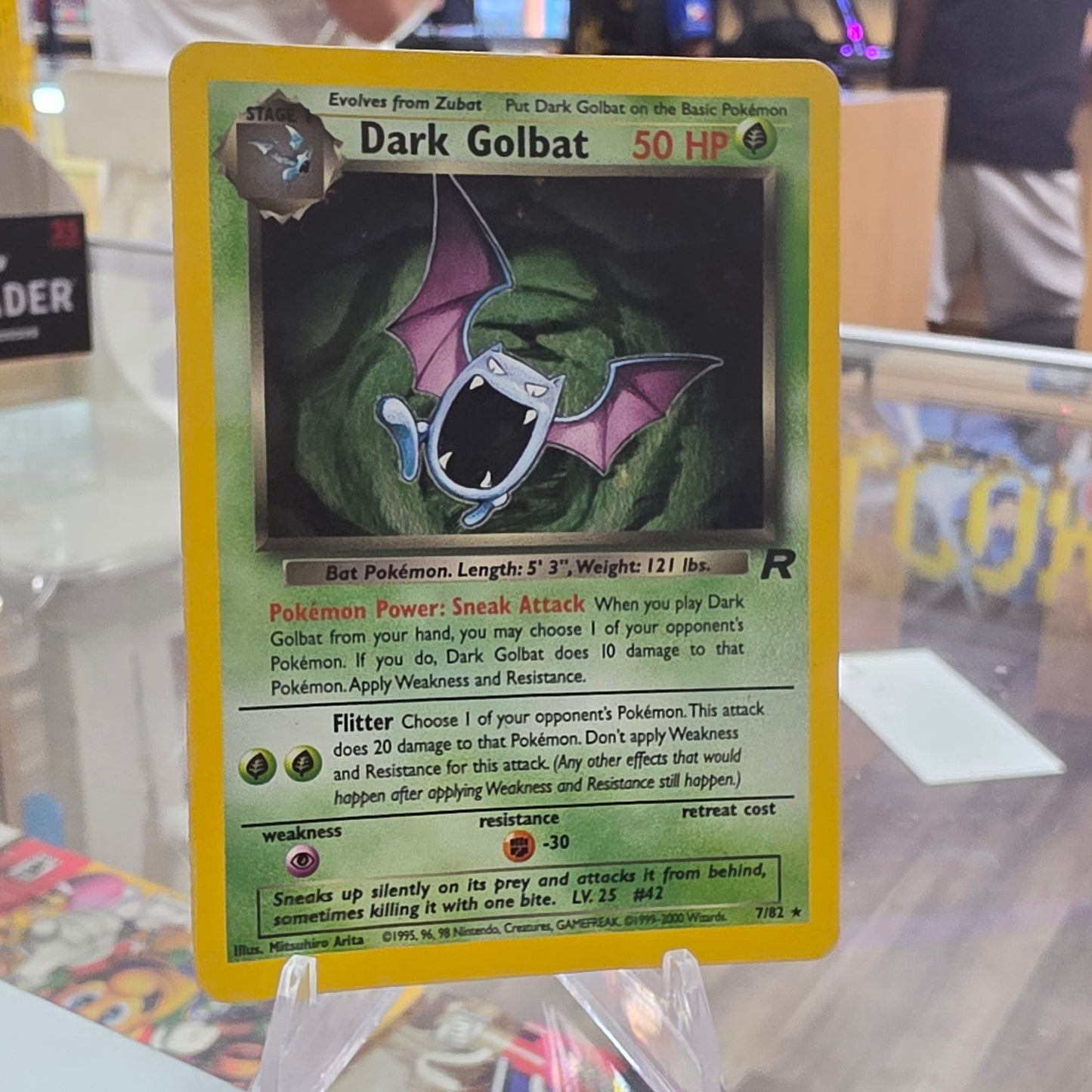 Dark Golbat (7) - Team Rocket (LP)