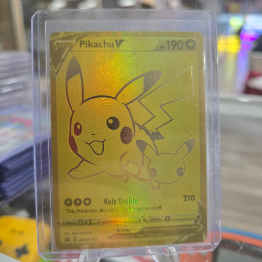 Pikachu V - SWSH145 - SWSH: Sword & Shield Promo Cards (NM)