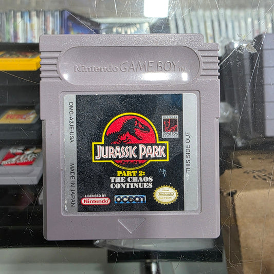 Jurassic Park Part 2 The Chaos Continues Nintendo Gameboy