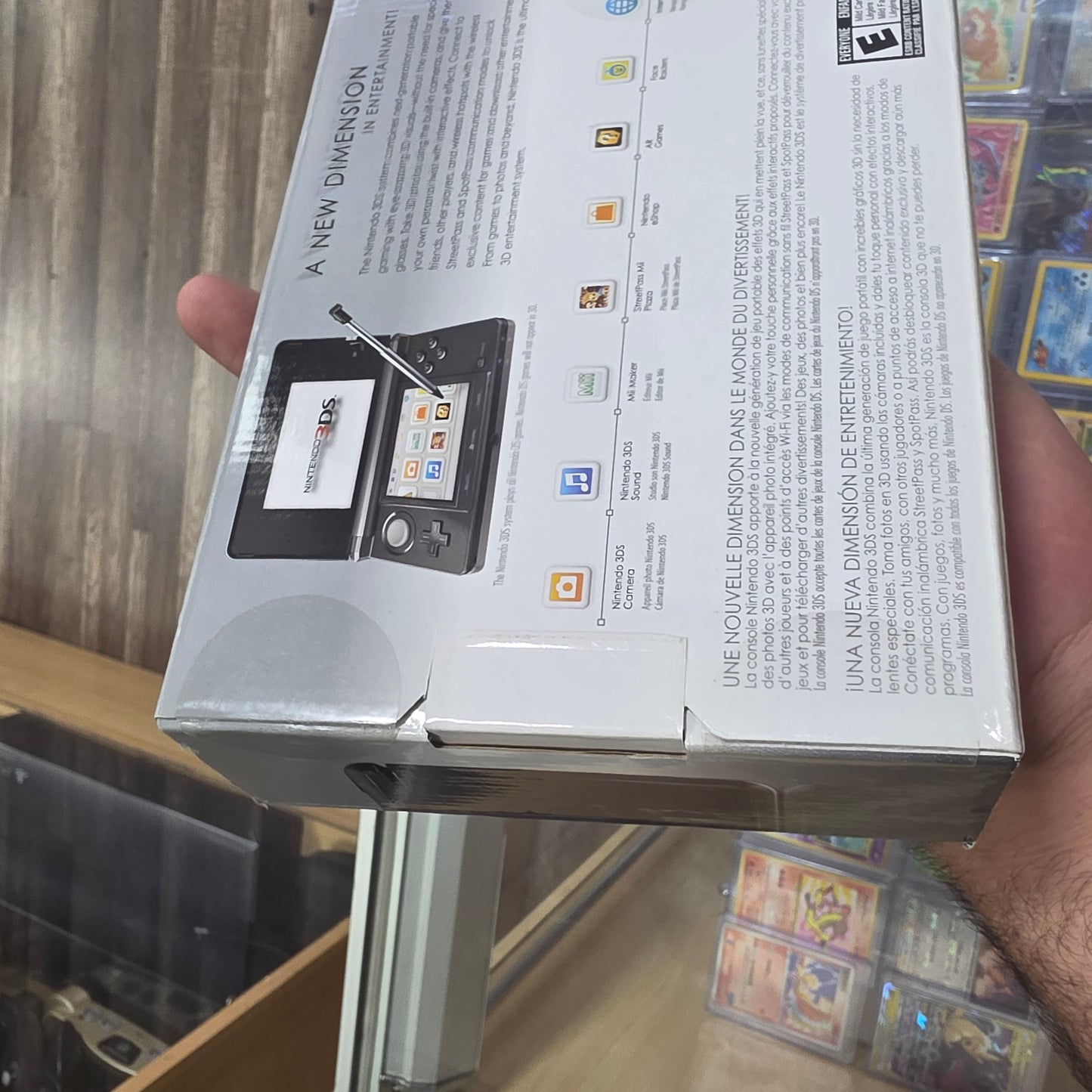 Nintendo 3DS Cosmo Black Handheld System (UNOPENED)