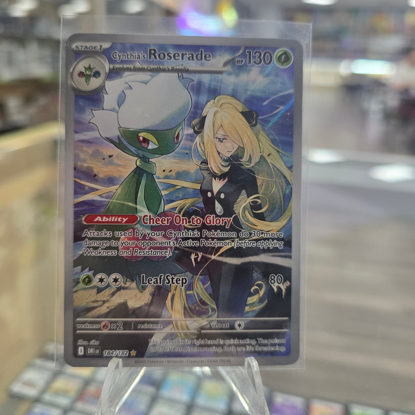 Cynthia's Roserade - 184/182 - SV10: Destined Rivals (NM)