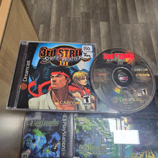 Street Fighter III 3rd Strike: Fight for the Future with Registration Card Sega Dreamcast