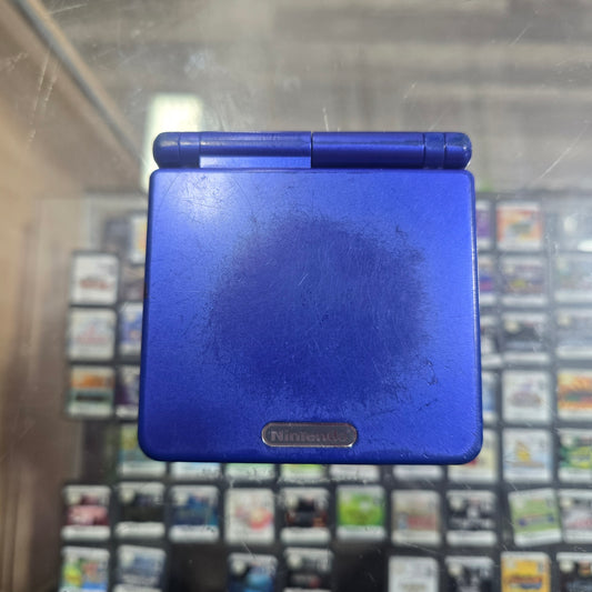 Blue Nintendo Gameboy Advance SP Handheld System with Charger 001 Model (Minor Screen Issue)