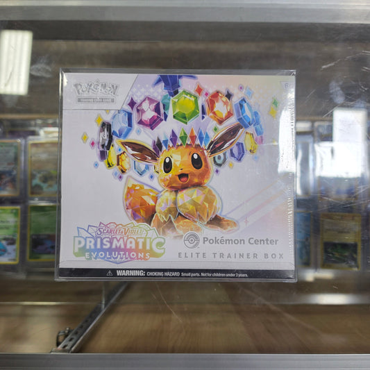 Prismatic Evolutions Pokemon Center Elite Trainer Box (Exclusive) (UNOPENED)