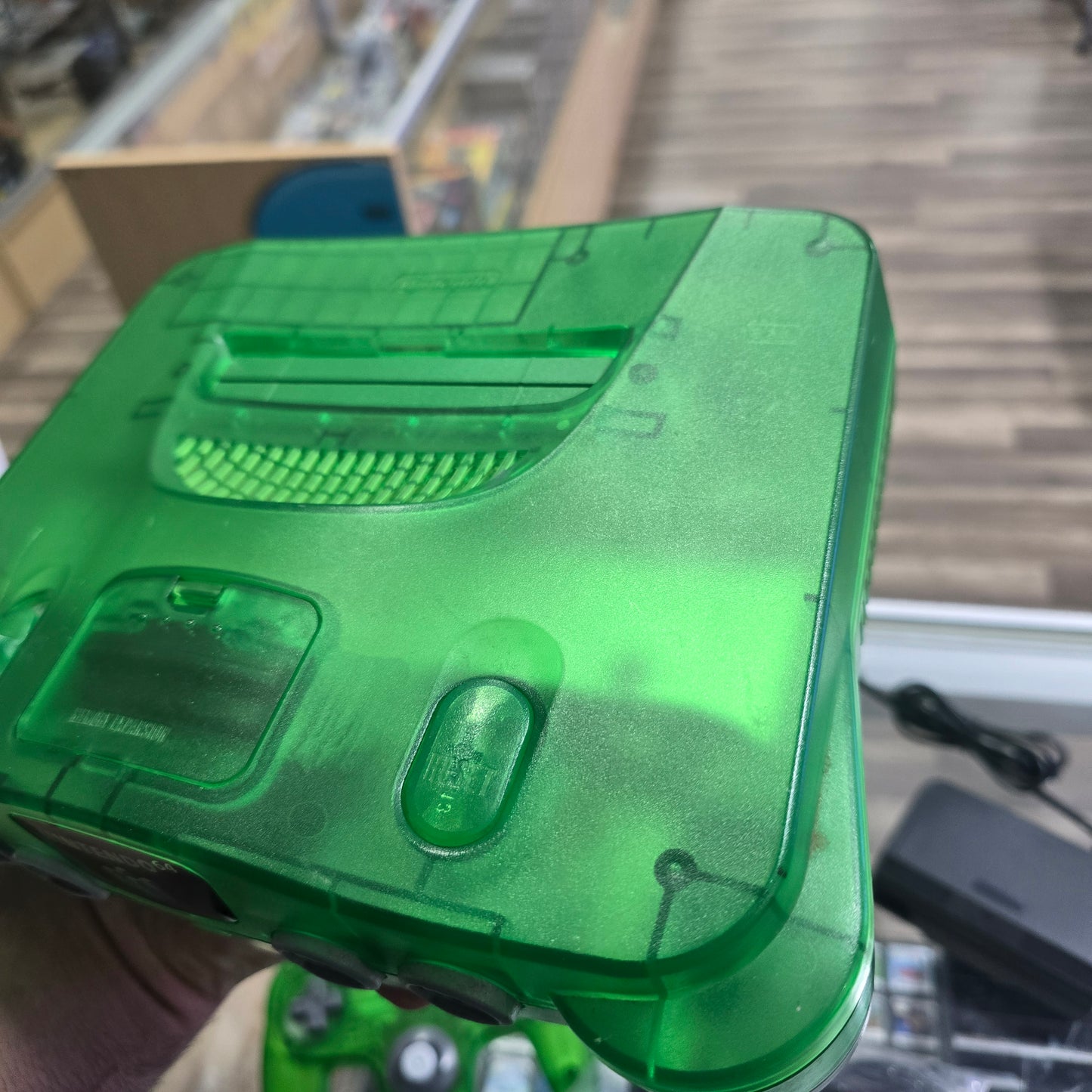 Funtastic Jungle Green Nintendo 64 System (Cables and Matching controller included)