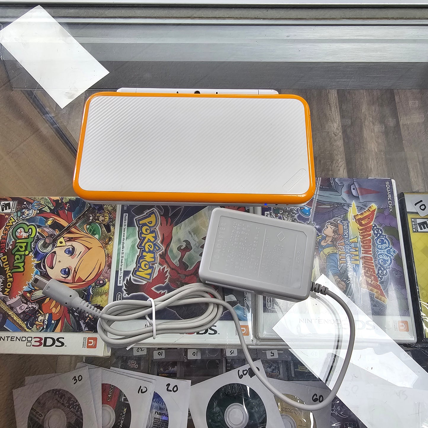 White "New" Nintendo 2DS XL System with Charger