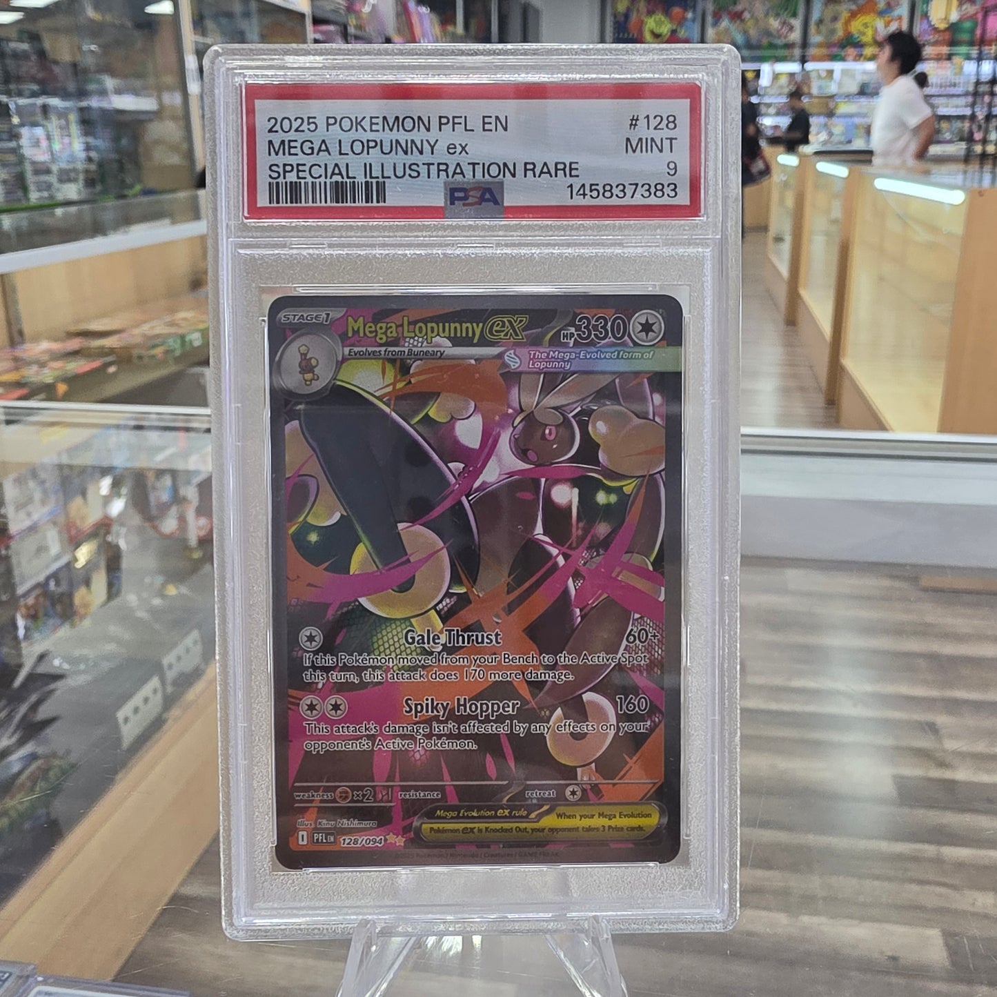 (PSA 9) Mega Lopunny ex - 128/094 - ME02: Phantasmal Flames