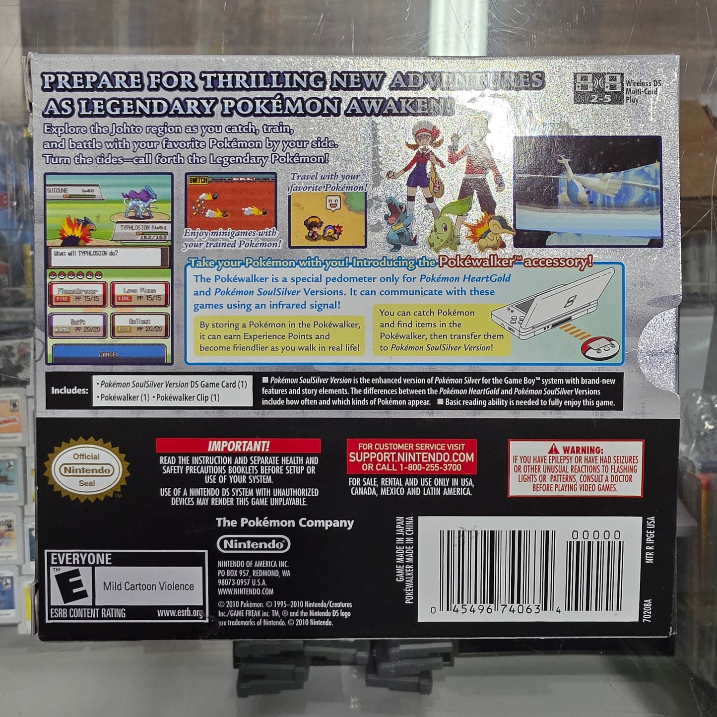 Pokémon SoulSilver Version [Big Box] [Authentic] Nintendo DS