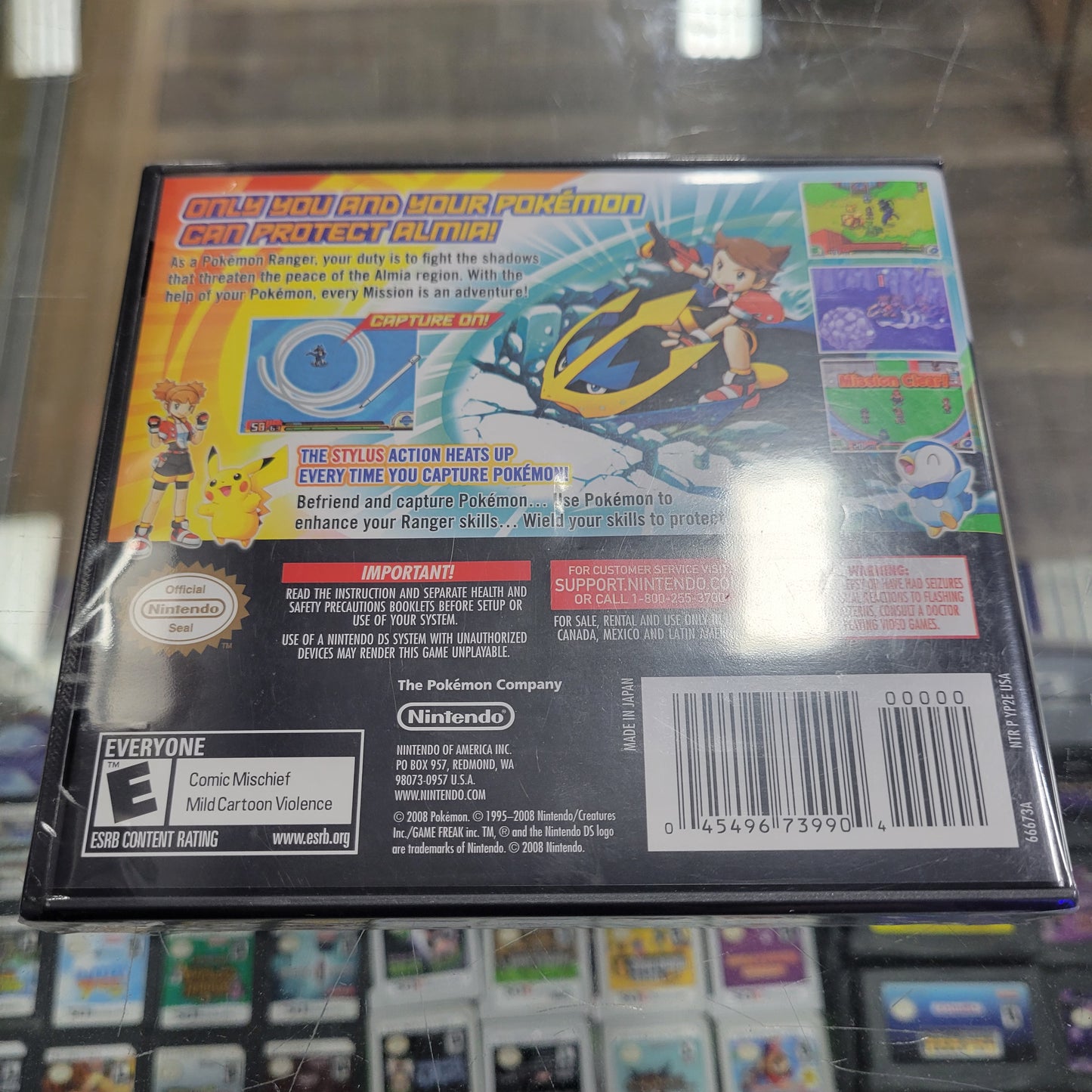 New Sealed Pokémon Ranger Shadow of Almia Nintendo DS