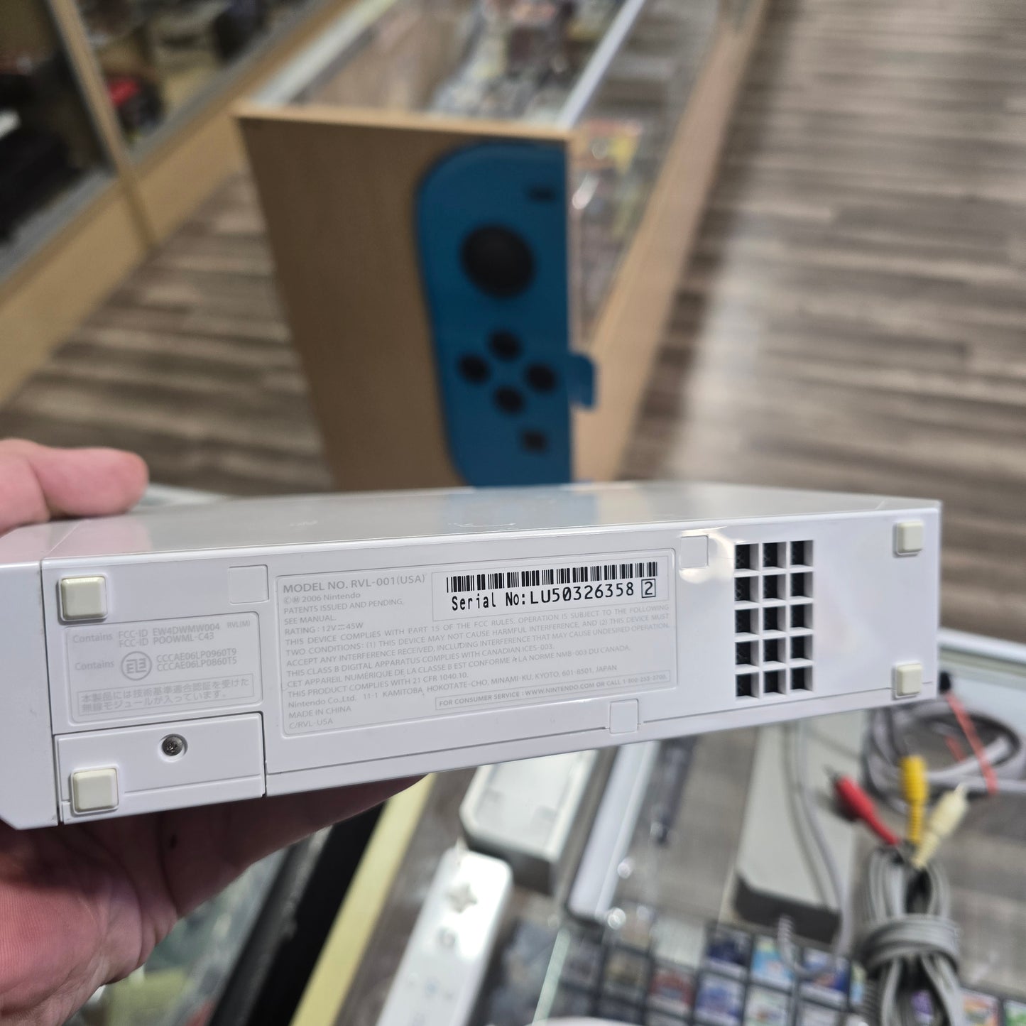 (358) Nintendo Wii System [All Cables And Controllers Included]