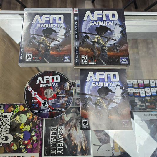 Afro Samurai with Slip Cover CIB PlayStation 3