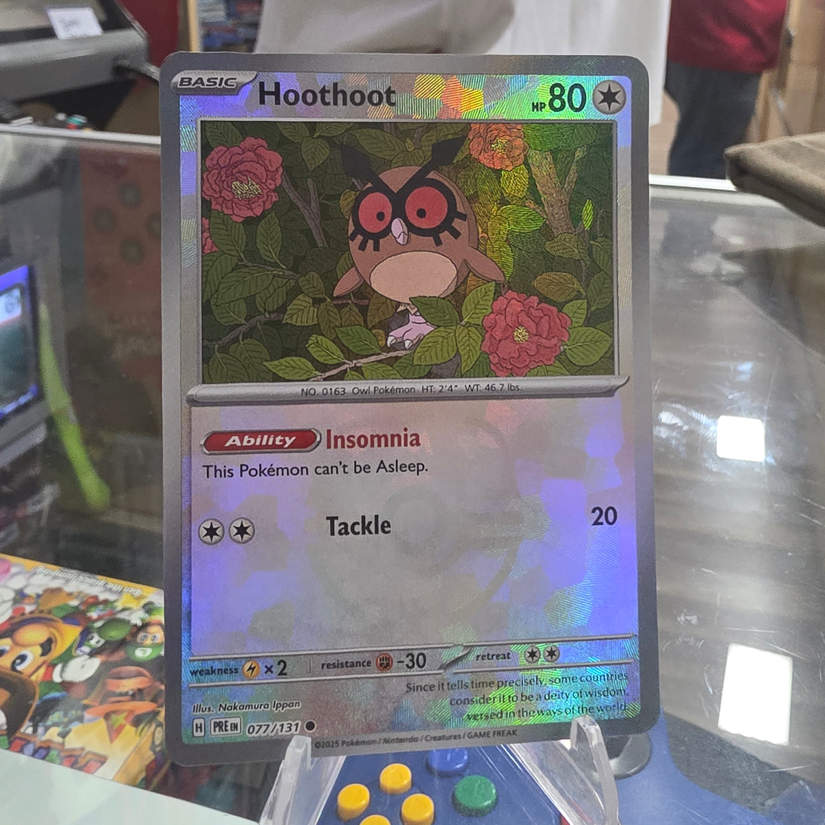 (NM) Hoothoot (Master Ball Pattern) - SV: Prismatic Evolutions