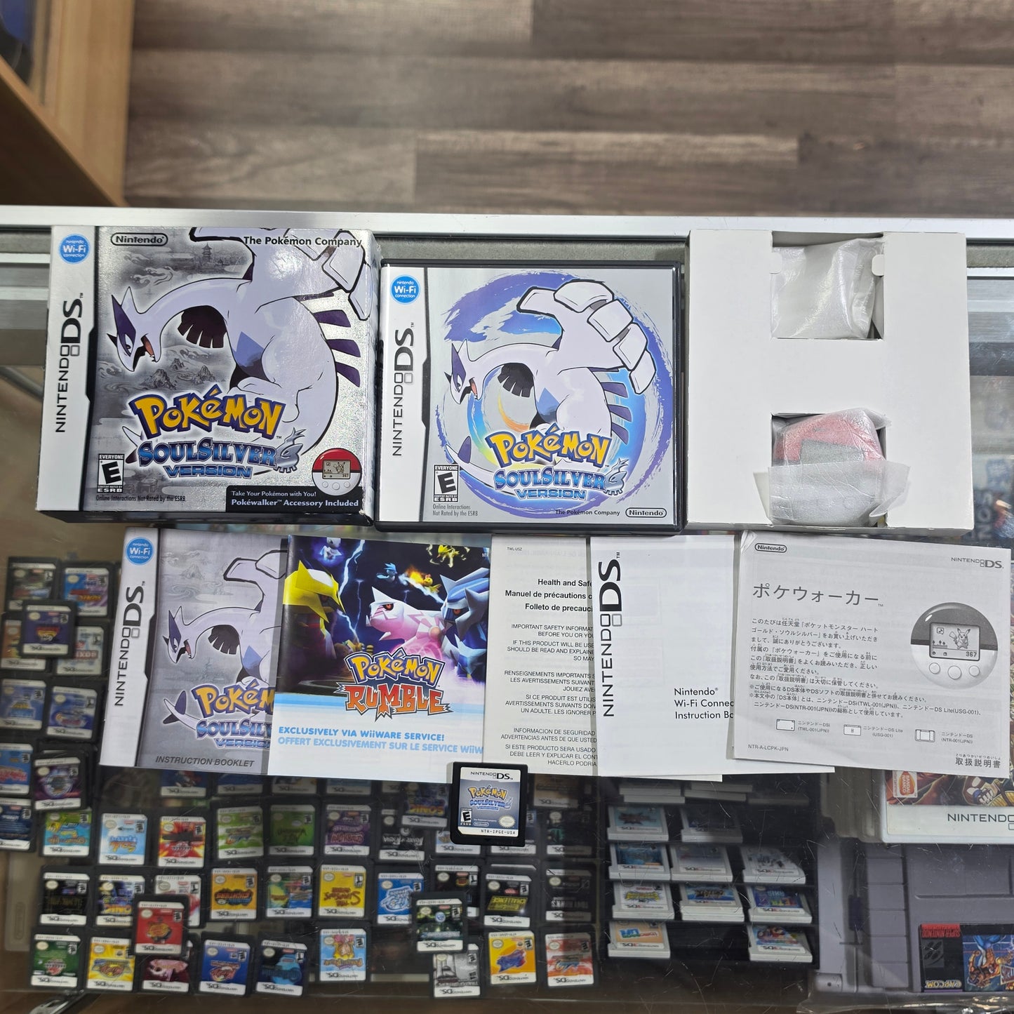 Pokemon SoulSilver Version [Pokewalker] [Big Box] (Authentic) Nintendo DS