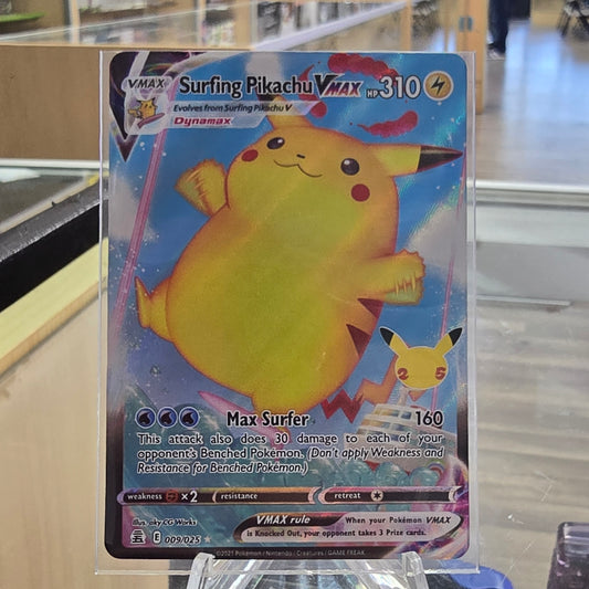 Surfing Pikachu VMAX - Celebrations (NM)
