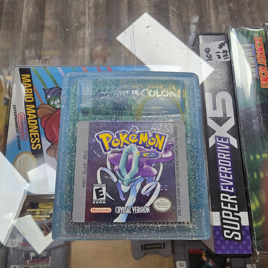 Pokémon Crsytal SAVES Authentic (Great Label) Nintendo Gameboy Color