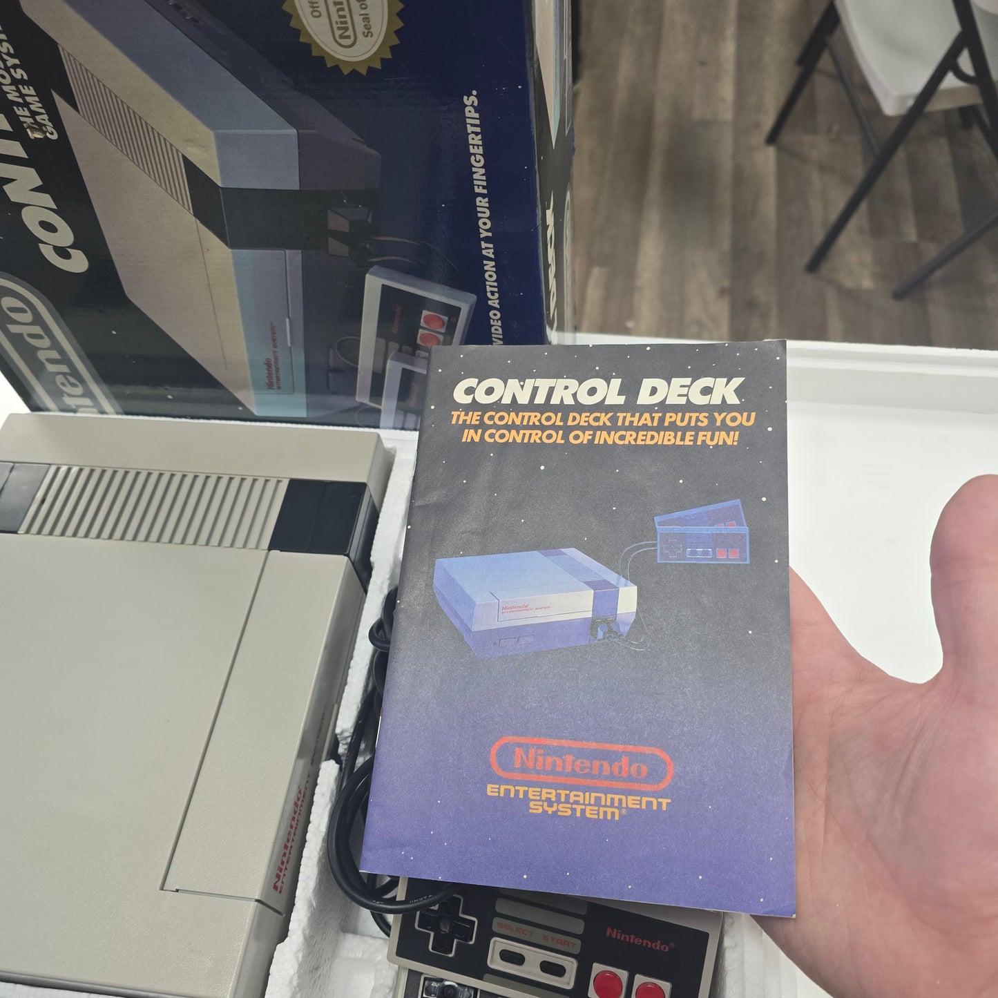 Nintendo NES Control Deck Complete Very Good Condition