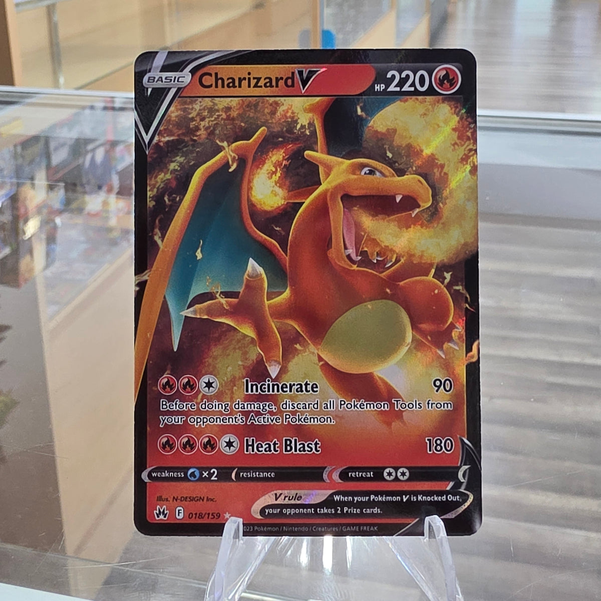 (NM) Charizard V - SWSH: Crown Zenith