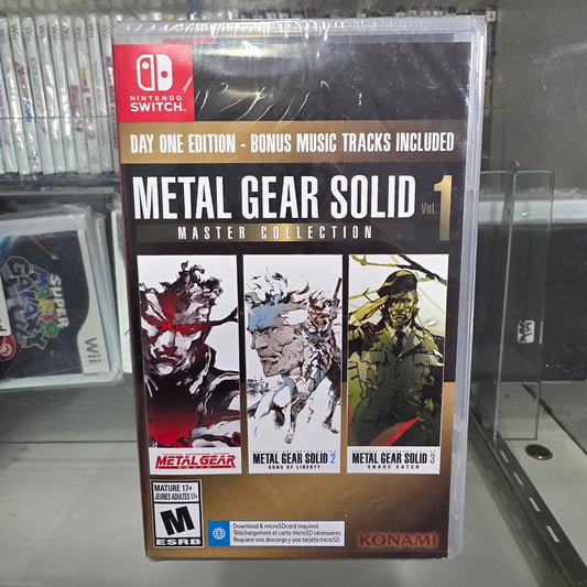 New Sealed Metal Gear Solid: Master Collection Vol. 1 Nintendo Switch