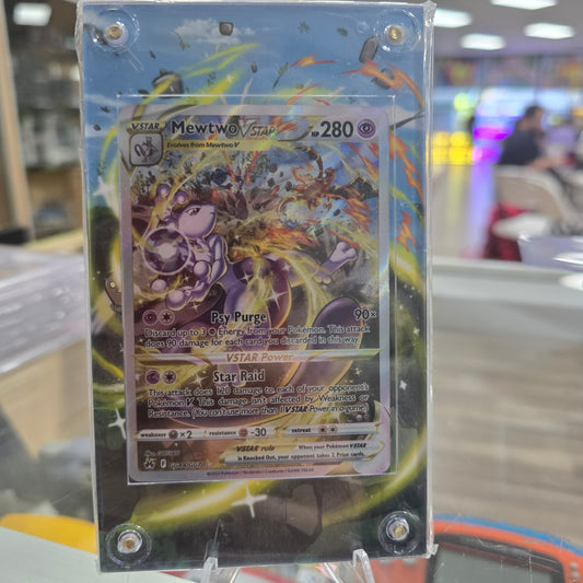 Mewtwo VSTAR - Crown Zenith: Galarian Gallery (NM) Comes with Extended artwork background