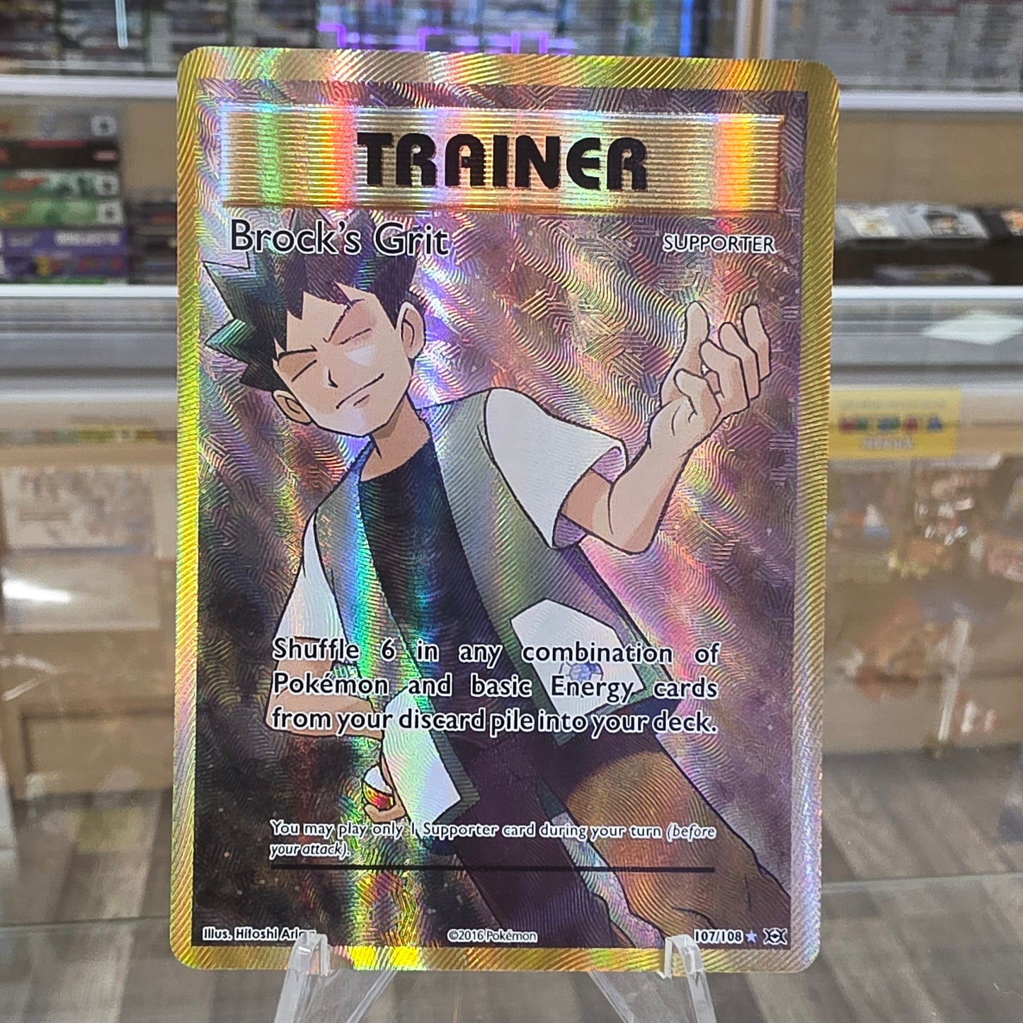 Brock's Grit (Full Art) - XY - Evolutions (NM)