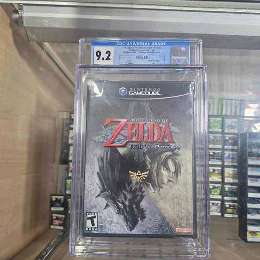 The Legend of Zelda: Twilight Princess GameCube CGC 9.2 A+ FACTORY SEALED