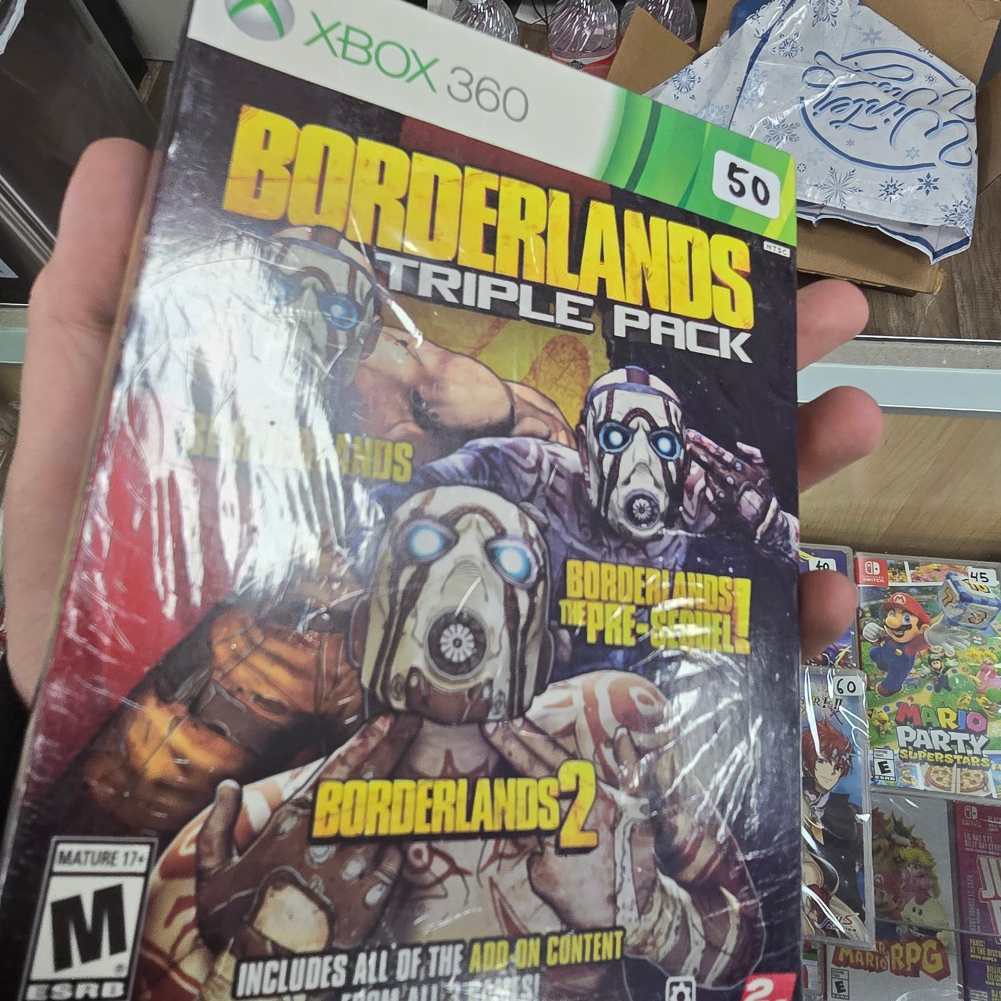 Borderlands Triple Pack (NEW) Xbox 360
