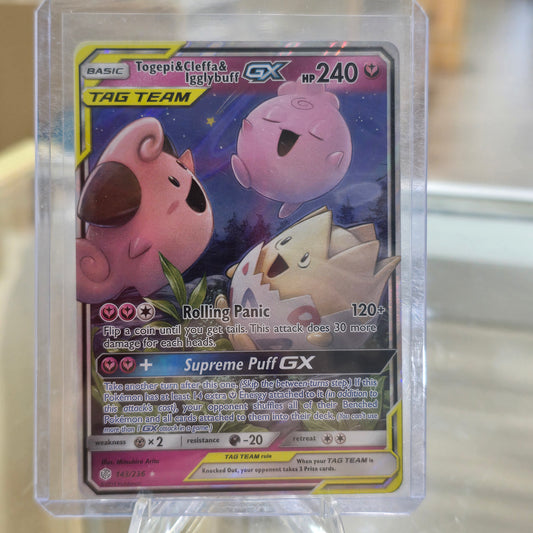 Togepi & Cleffa & Igglybuff GX - SM - Cosmic Eclipse (NM)