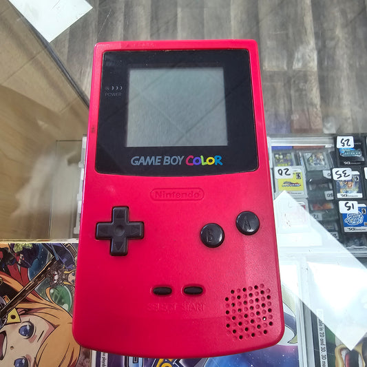 Red Nintendo Gameboy Color System