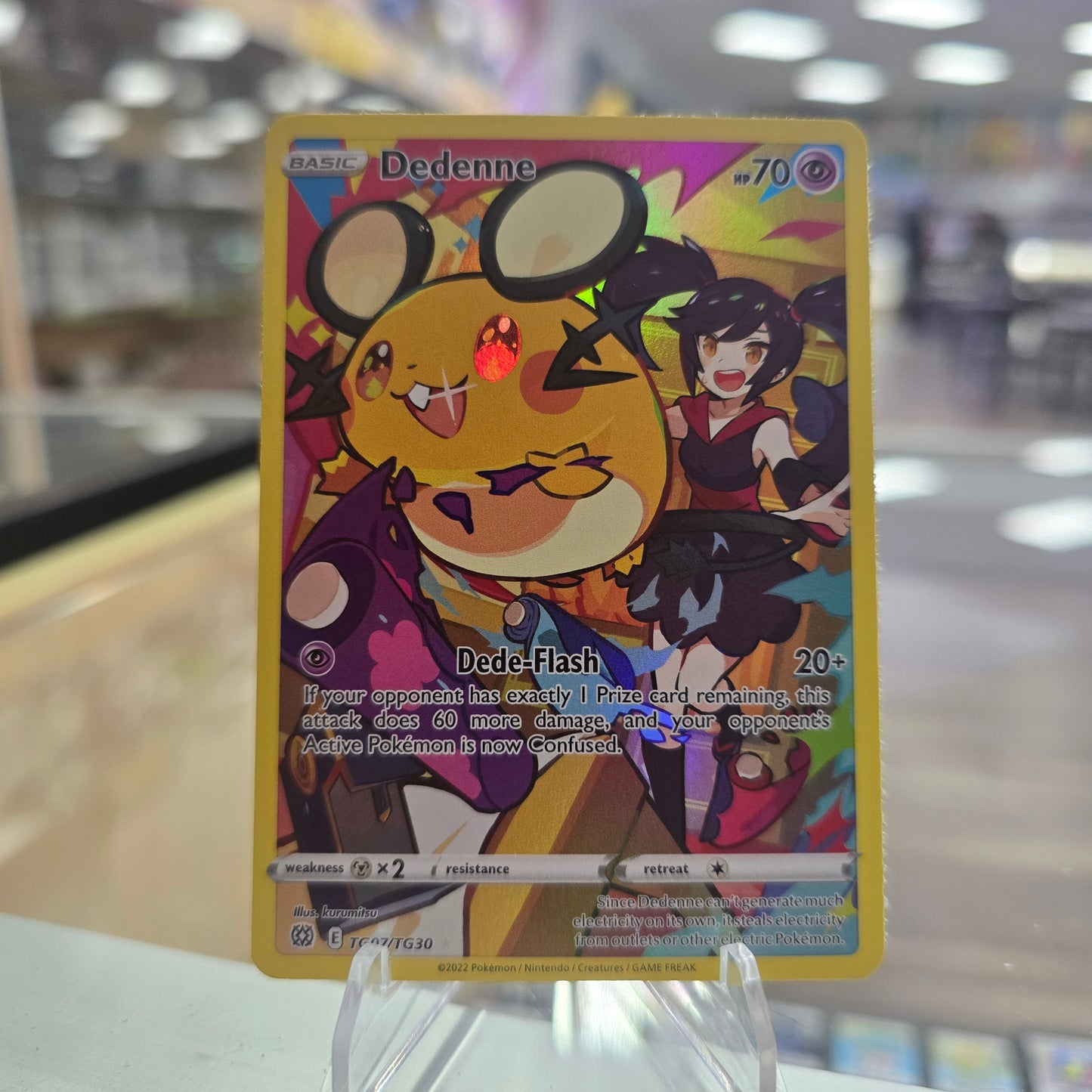 Dedenne - SWSH09: Brilliant Stars Trainer Gallery (NM)