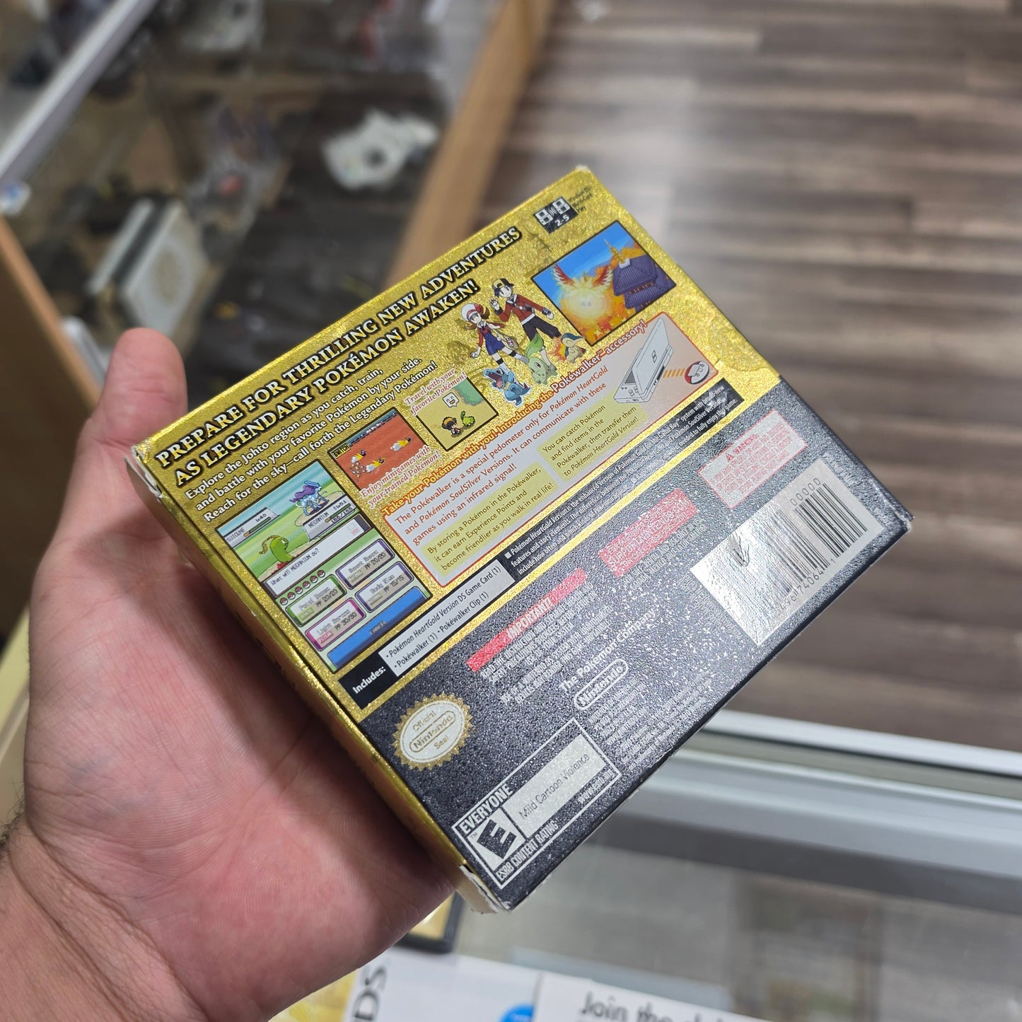 Pokémon HeartGold (Big Box) (Pokewalker) (Authentic) Nintendo DS