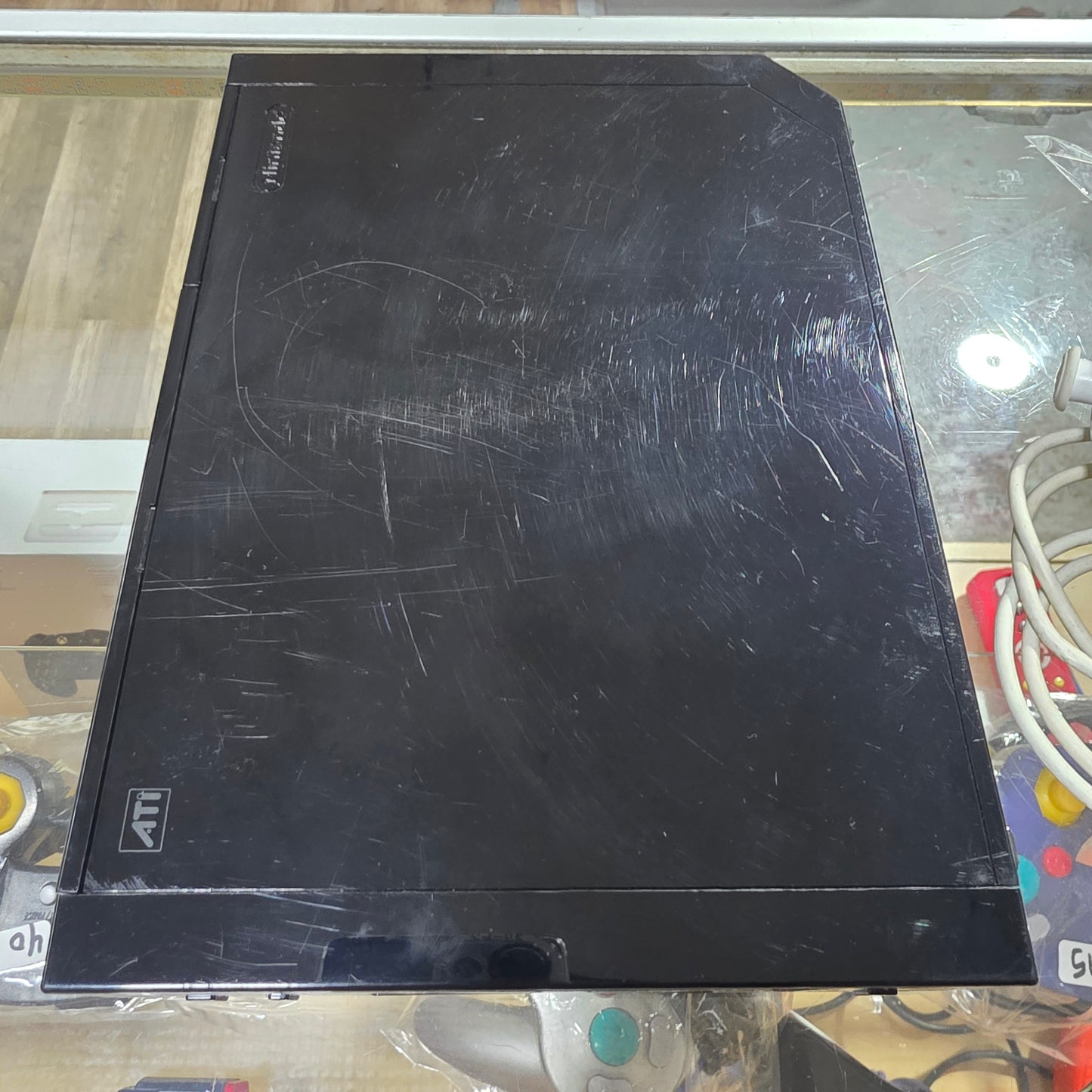 Black Nintendo Wii System [Wii mote Nunchuck Power and Video Cables Included]