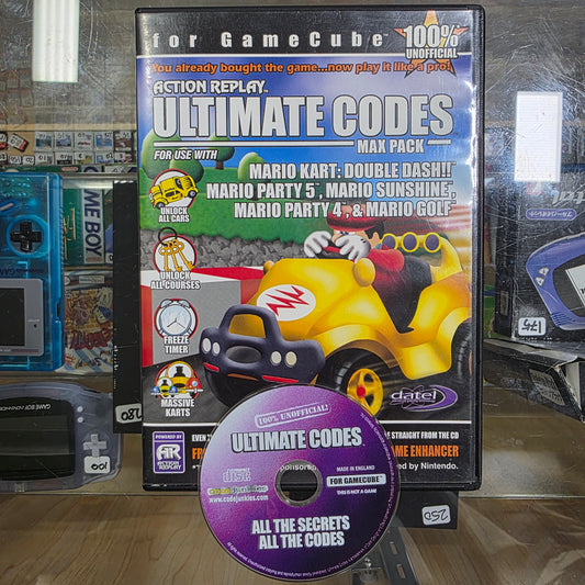 Action Replay Ultimate Codes Max Pack Nintendo Gamecube