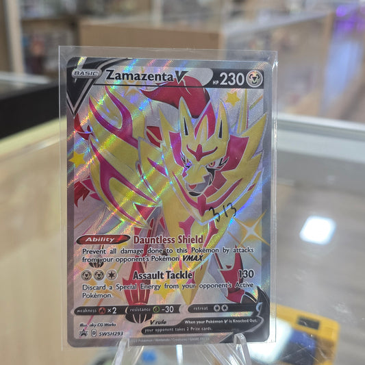 Zamazenta V (Shiny) - SWSH293 - SWSH: Sword & Shield Promo Cards (NM)